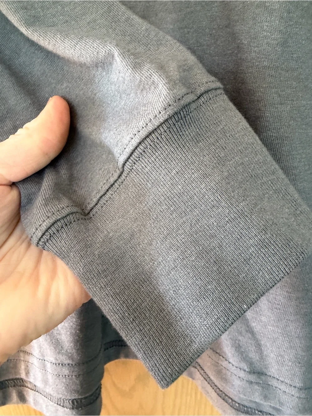 NWT The North Face Charcoal Graphic Logo Long Sleeve Scan Tee / Logo wear / LG